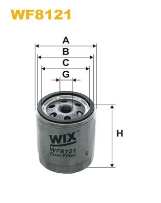 WIX FILTERS Polttoainesuodatin WF8121